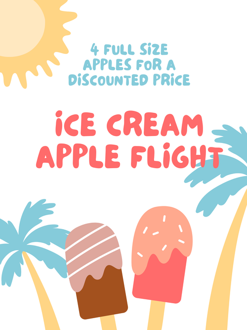 Ice Cream Apple Flight