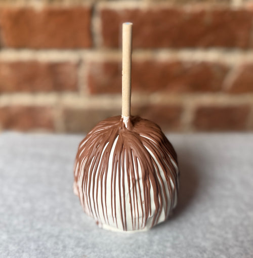White Chocolate with Milk Chocolate Drizzle